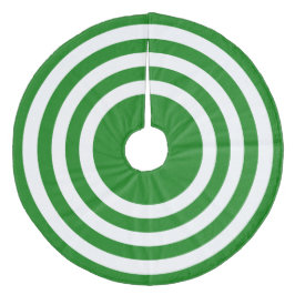 Weihnachts-Grünstreifen-Baumrock Fleece Weihnachtsbaumdecke