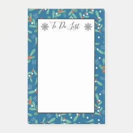 Weihnachts-Grüntöne mit Holy Berries zu erledigen Post-it Klebezettel