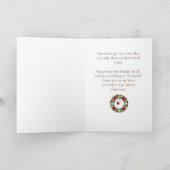 Weihnachts-Gruß, den ich dir wollte Karte (Innenseite)