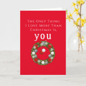 Weihnachts-Gruß, den ich dir wollte Karte (Gelbe Blume)