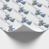 Weihnachts-Gruß der Saison Geschenkpapier (Ecke)
