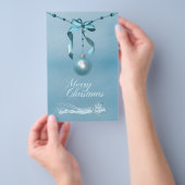 Weihnachts-Gruß-Flugblatt Flyer (Handgriff)