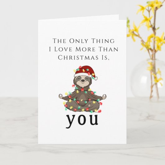 Weihnachts-Gruß Ich wollte dir Happy Cards Karte (Gelbe Blume)