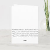 Weihnachts-Gruß-Karte Leopard Print Feiertagskarte (Rückseite)