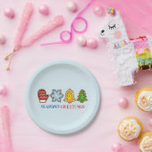 Weihnachts-Gruß Weihnachts-Cookie Teller (Party)