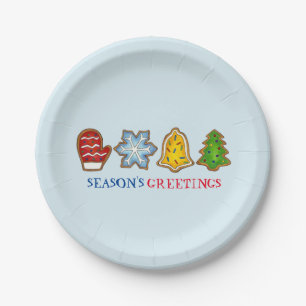 Weihnachts-Gruß Weihnachts-Cookie Teller