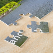 Weihnachts-Grüße aus Kylemore Abbey Galway Puzzle (Seite)