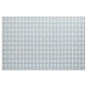 Weihnachts-Grüße Blauer Schneeflocken Schnee Stoff (Yard (91,4 cm))