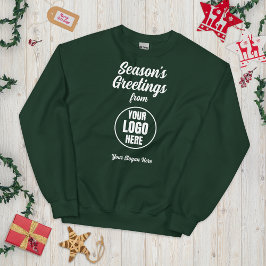 Weihnachts-Grüße-Business-Logo Slogan Weihnachten Sweatshirt