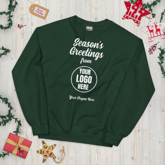 Weihnachts-Grüße-Business-Logo Slogan Weihnachten Sweatshirt