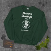 Weihnachts-Grüße-Business-Logo Slogan Weihnachten Sweatshirt