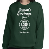 Weihnachts-Grüße-Business-Logo Slogan Weihnachten Sweatshirt