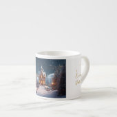 Weihnachts-Grüße Gingerbread Weihnachten Espressotasse (Vorderseite Rechts)