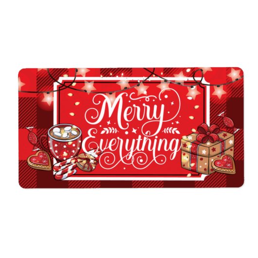 Weihnachts Grüße Merry Alles (Vorne)