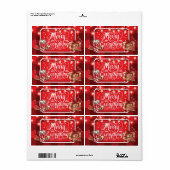 Weihnachts Grüße Merry Alles (Vorne)