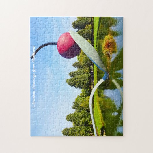 Weihnachts Grüße Minnesota. Puzzle (Vertikal)