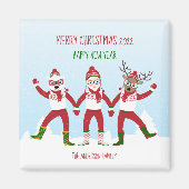 Weihnachts-Grüße mit dem Weihnachtsmann und dem Ma Magnet (Vorne)