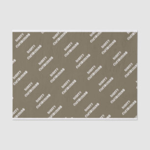 Weihnachts-Grüße Modern Seidenpapier