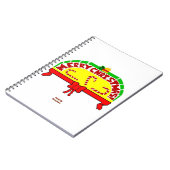 Weihnachts-Grüße Spiral Foto Notebook Notizblock (Linke Seite)