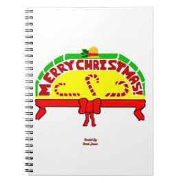 Weihnachts-Grüße Spiral Foto Notebook Notizblock