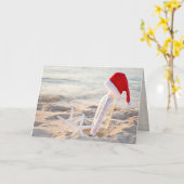 Weihnachts-Grüße-Sternenfisch Karte (Gelbe Blume)