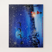 Weihnachts-Grüße von Opa und Oma Puzzle (Vertikal)