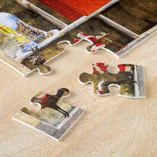 Weihnachts-Grüße von Opa und Oma Puzzle (Seite)