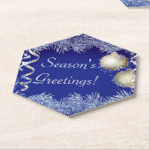 Weihnachts-Grüße Weihnachten Glitzer Weihnachten Untersetzer (angewinkelt)