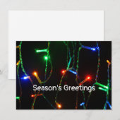 Weihnachts-Grüße-Weihnachtskarte (Vorne/Hinten)