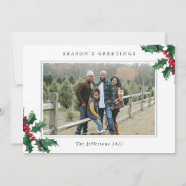 Weihnachts-Grüße Weiße Weihnachtskarte