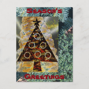 Weihnachts-Grüße Winterferien Postkarte/laden Feiertagspostkarte