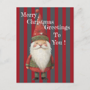 Weihnachts-GrußFeiertage Postkarte