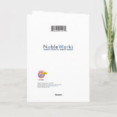 Weihnachts-Grußkarte - Ein Tag Kohle Karte (Rückseite)