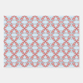 Weihnachts-Grußkarte eines Schneemanns Geschenkpapier Set (Vorderseite 3)