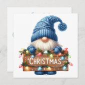 Weihnachts-Grußkarte Feiertagskarte (Vorne/Hinten)