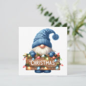 Weihnachts-Grußkarte Feiertagskarte (Stehend Vorderseite)