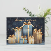 Weihnachts-Grußkarte Feiertagskarte (Stehend Vorderseite)