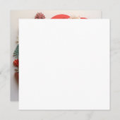 Weihnachts-Grußkarte Feiertagskarte (Vorne/Hinten)