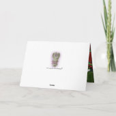 Weihnachts-Grußkarte Feiertagskarte (Rückseite)