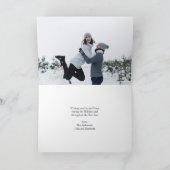 Weihnachts-Grußkarte Feiertagskarte (Innenseite)