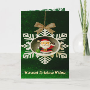 Weihnachts-Grußkarte Feiertagskarte