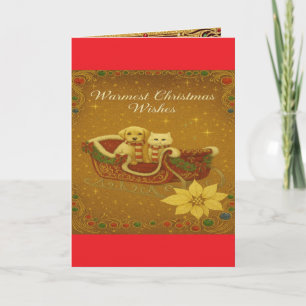 Weihnachts-Grußkarte Feiertagskarte