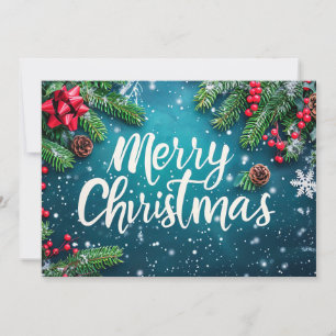 Weihnachts-Grußkarte Feiertagskarte