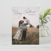 Weihnachts-Grußkarte Feiertagskarte (Stehend Vorderseite)