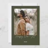 Weihnachts-Grußkarte Feiertagskarte (Rückseite)