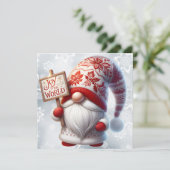 Weihnachts-Grußkarte Feiertagskarte (Stehend Vorderseite)