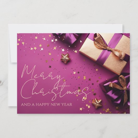 Weihnachts-Grußkarte Feiertagskarte (Vorderseite)