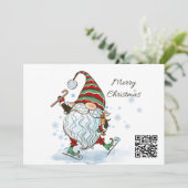 Weihnachts-Grußkarte Feiertagskarte (Stehend Vorderseite)