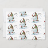 Weihnachts-Grußkarte Feiertagskarte (Rückseite)