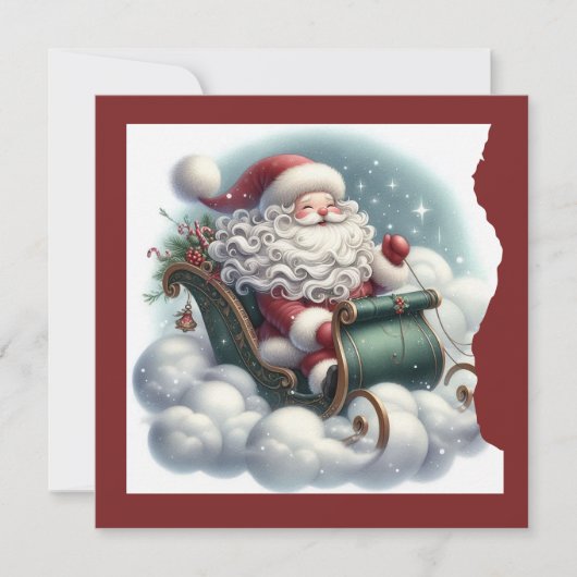 Weihnachts-Grußkarte Feiertagskarte (Vorderseite)